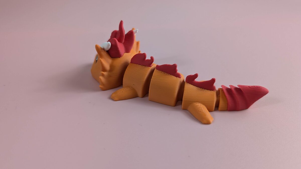 Fire Dragon - Articulated Figure Keychain
