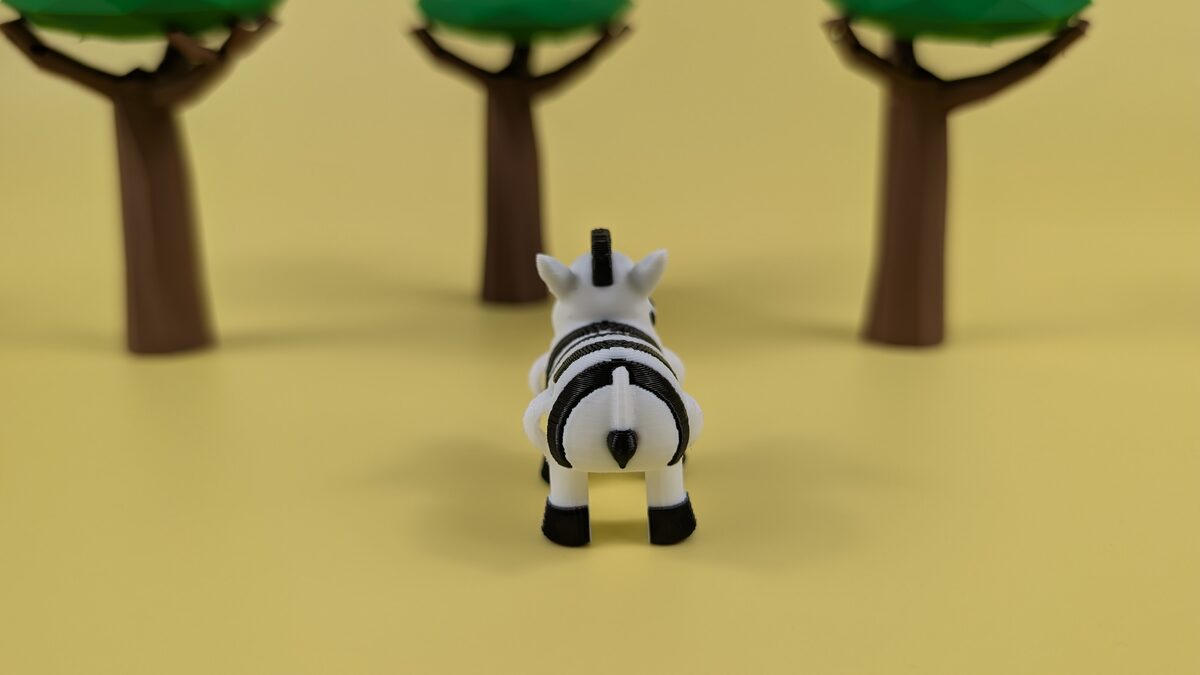 Zebra - Articulated Keychain Figure