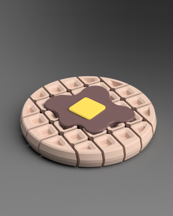 Floppy Waffle - Articulated Breakfast Waffle