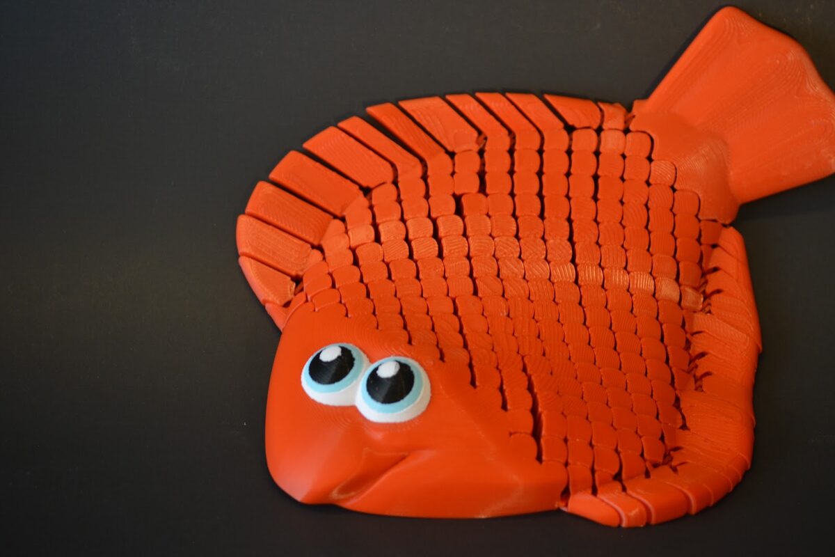 Floppy Flounder - Articulating Fish