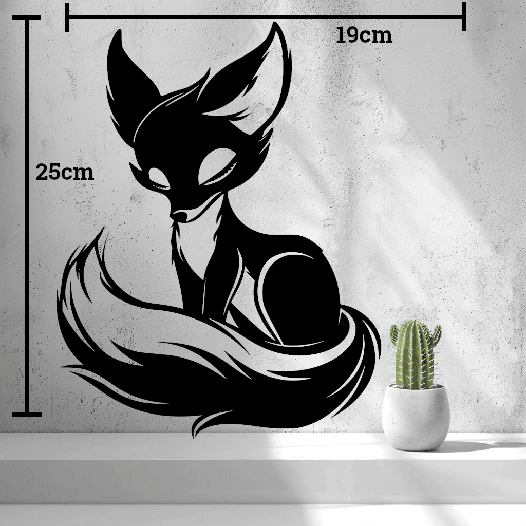 2d Cute Fox Wall Art - OzFDM