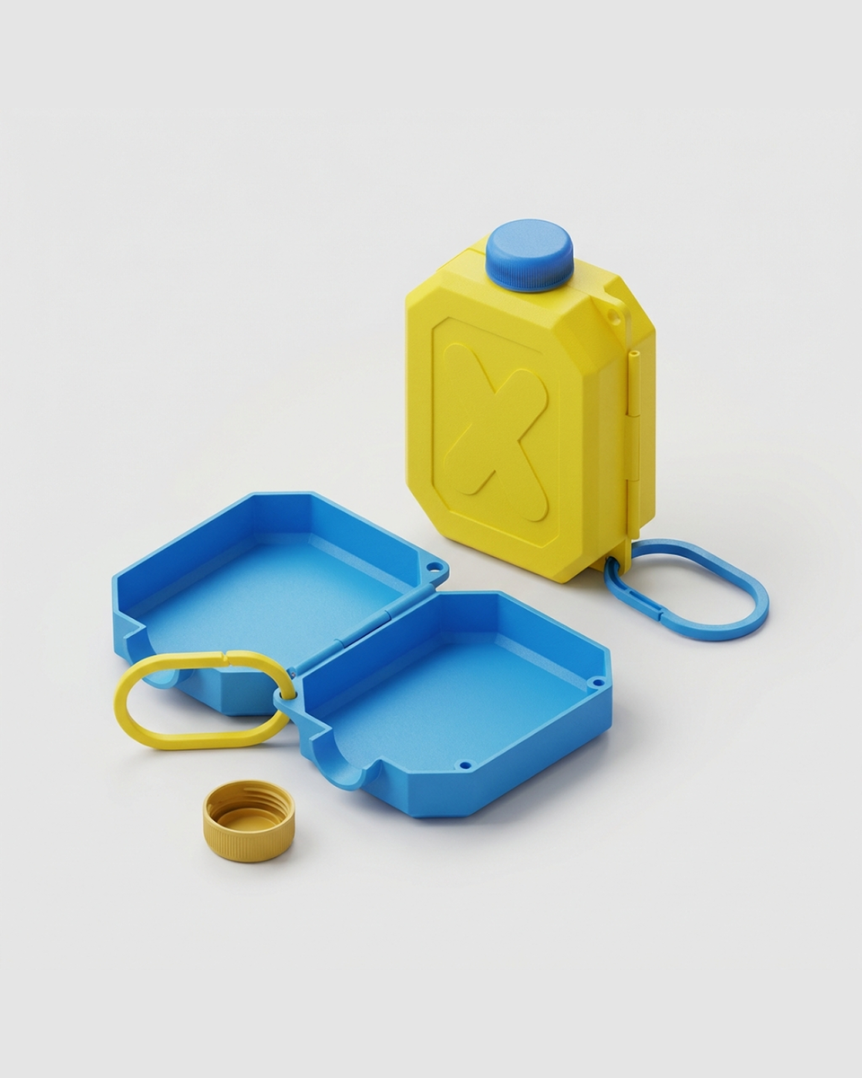 Gas Tank Portable Storage Box