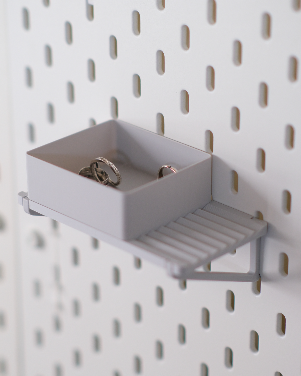 IKEA SKADIS Sliding Shelf with Organizer (Large)