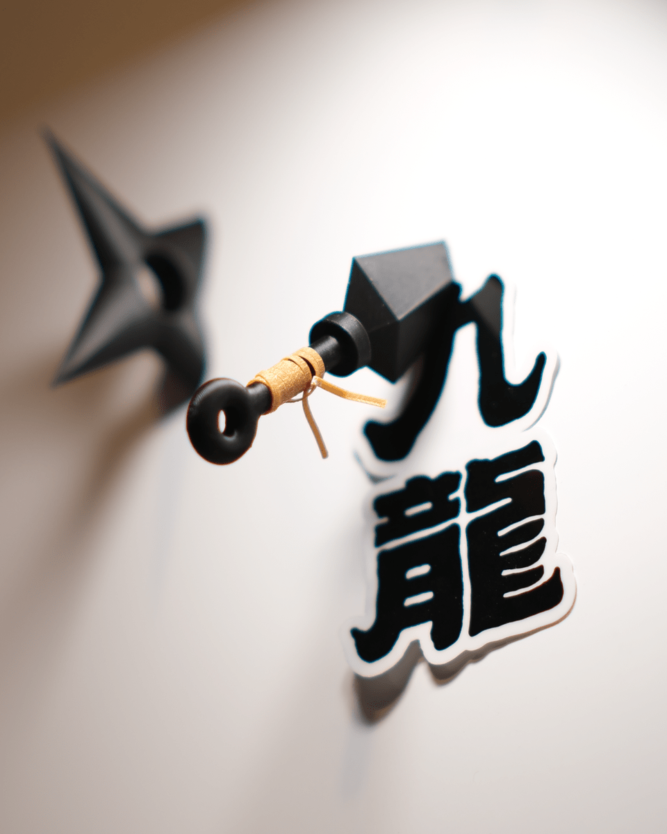 Ninja Memo Board Pin Set - Kunai & Shuriken - OzFDM