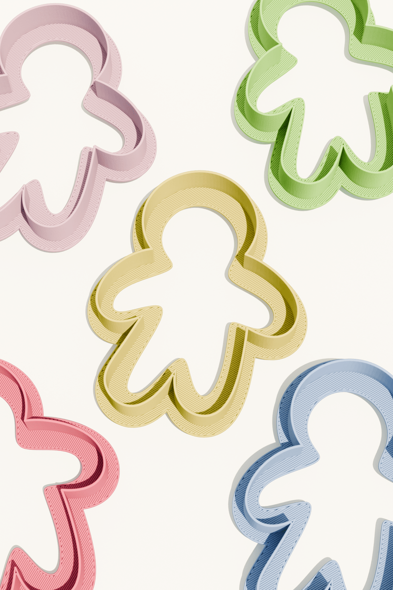 Giant Gingerbread Man Cookie Cutter - OzFDM
