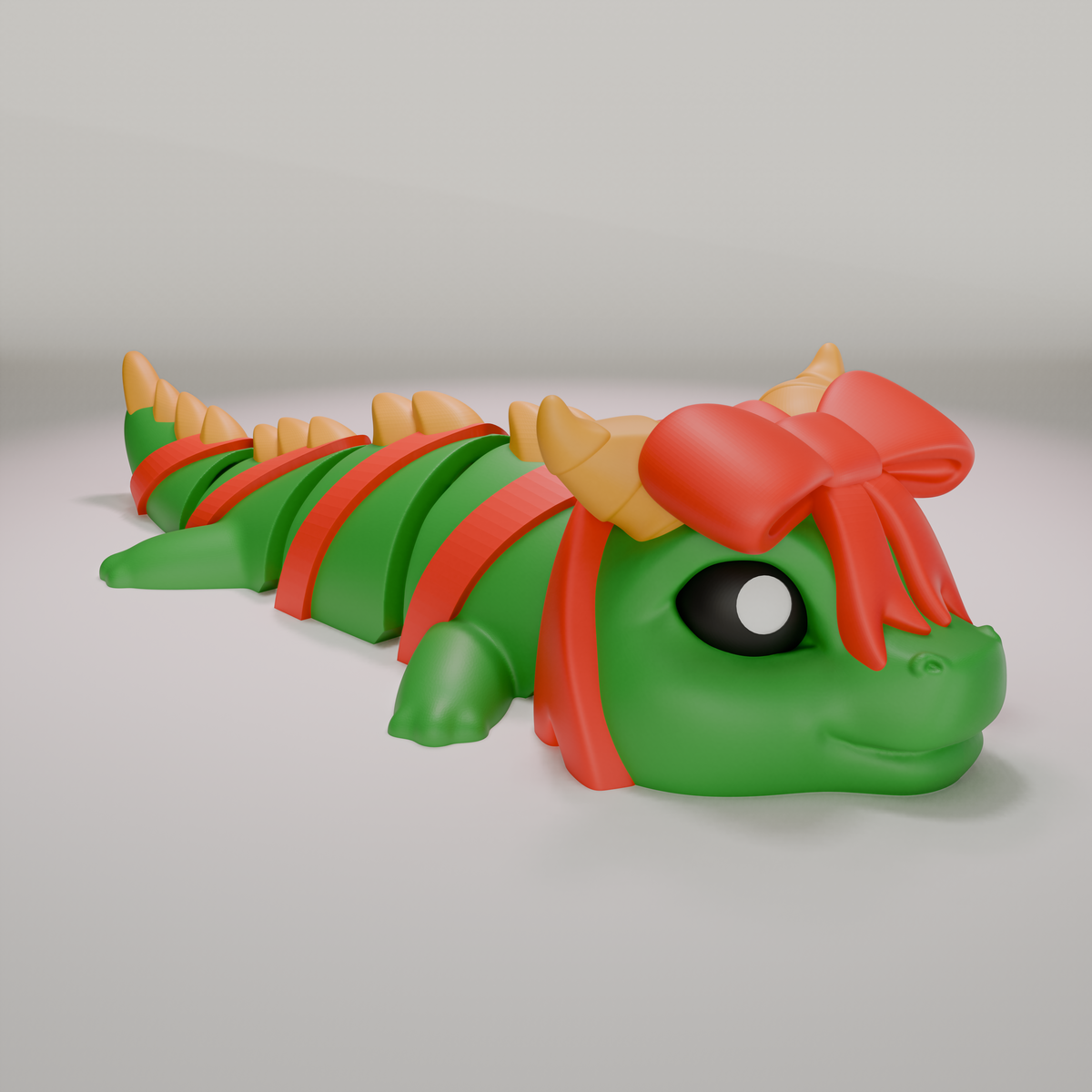 Gift Dragon - Articulated Keychain Figure