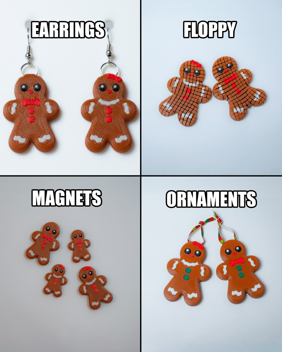 Gingerbread Couple Bundle - Gingerbread Man And Girl - OzFDM
