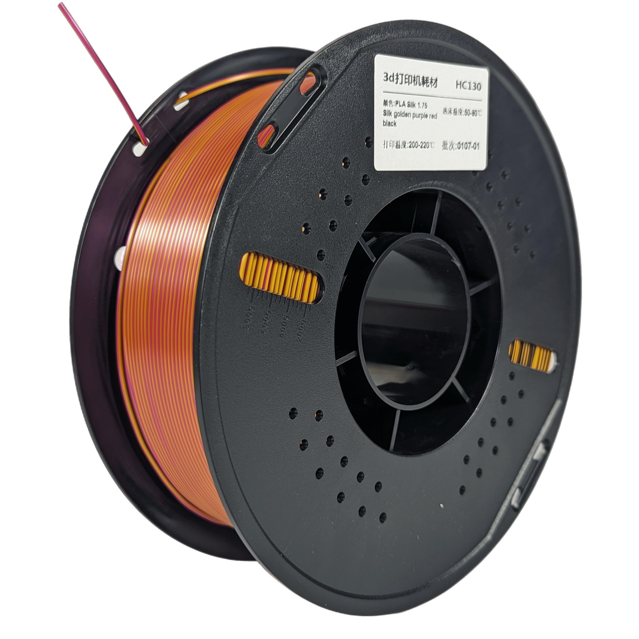 Kingroon Tri - Colour Silk PLA 3D Printing Filament 1.75mm 1KG - OzFDM
