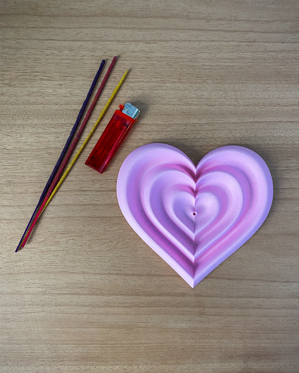 Ondo Incense Holder – Heart For Valentine’s Day