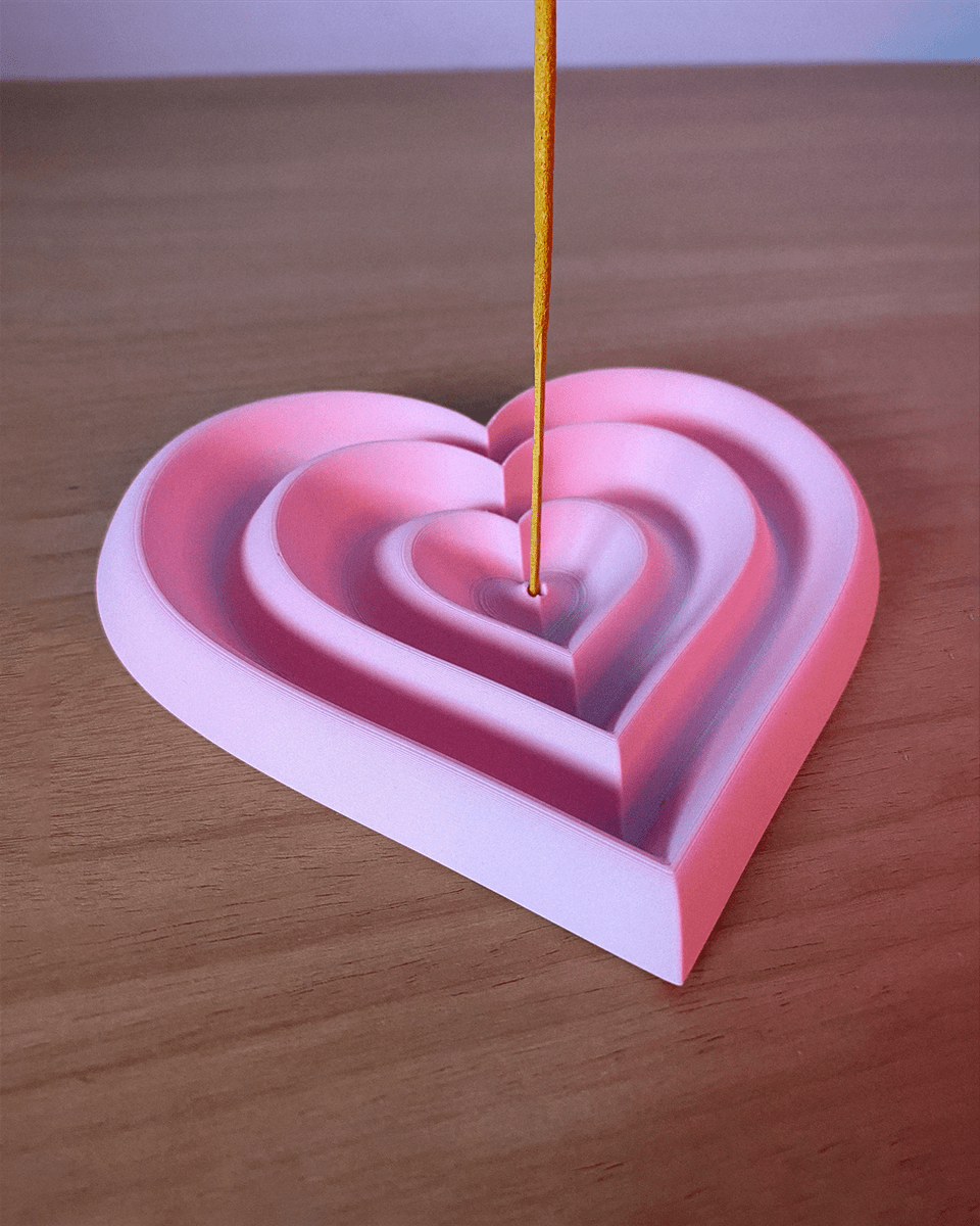 Ondo Incense Holder – Heart For Valentine’s Day - OzFDM