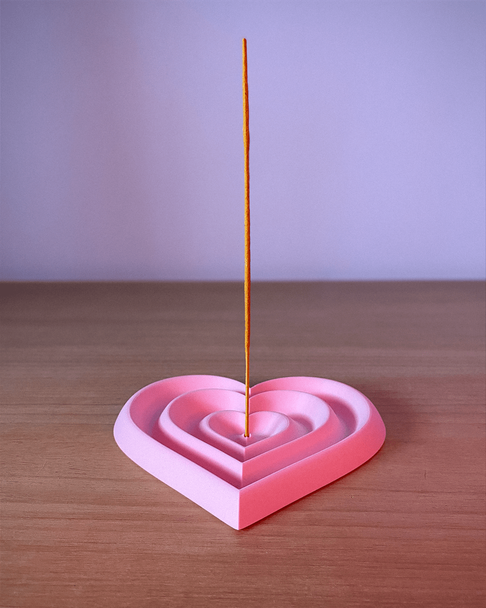 Ondo Incense Holder – Heart For Valentine’s Day - OzFDM