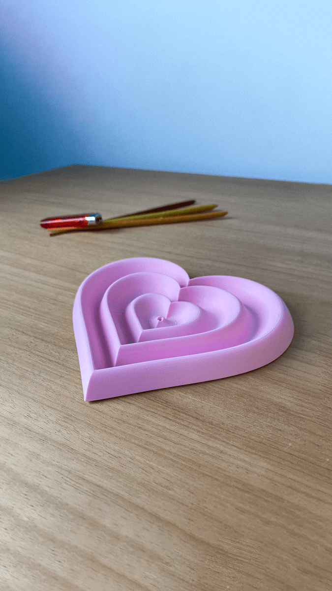 Ondo Incense Holder – Heart For Valentine’s Day - OzFDM