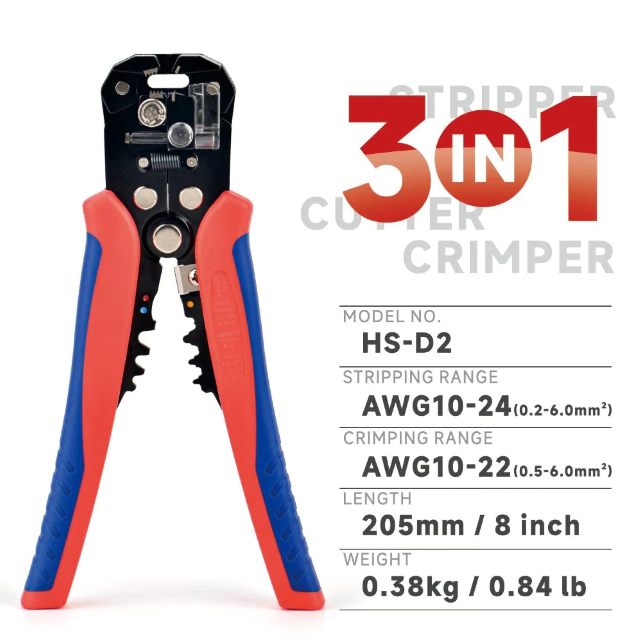 Iwiss HS - D2 Automatic Electric Wire Cable Stripper - OzFDM