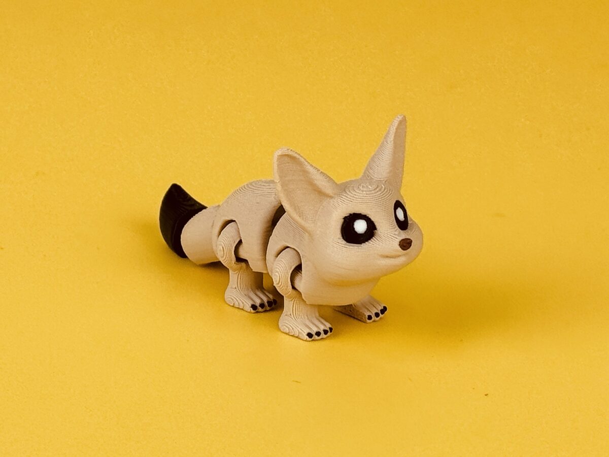 Desert Fennec Fox - Articulated Flexi Figure