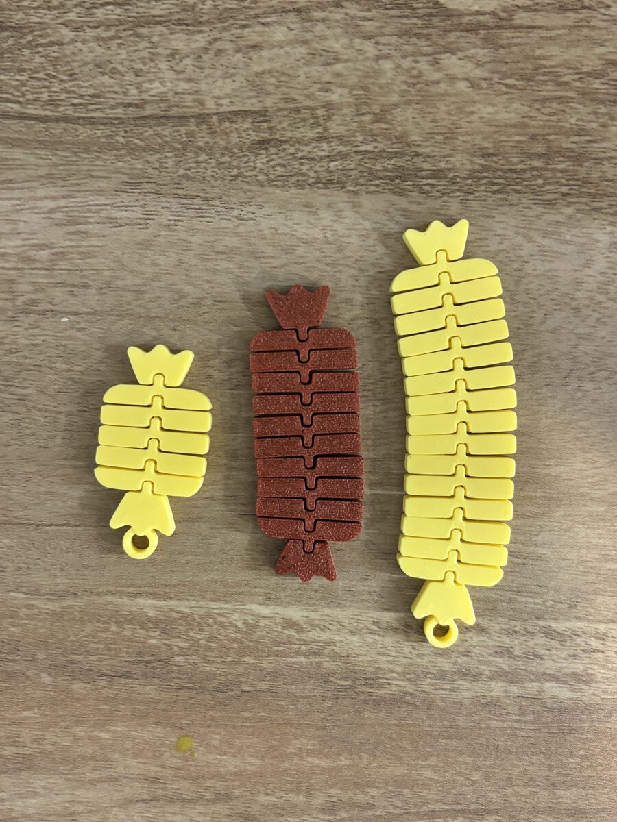 Candytrio | Flexi Christmas Candy Keychains – Set Of 3 Sizes - OzFDM