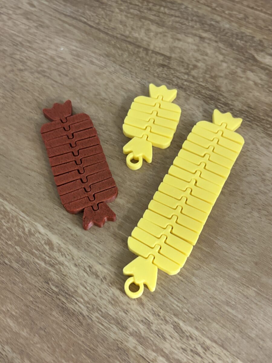 Candytrio | Flexi Christmas Candy Keychains – Set Of 3 Sizes