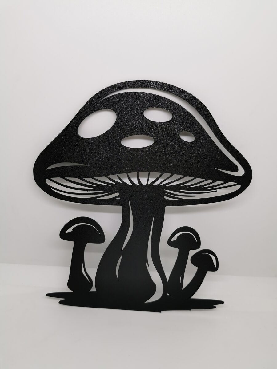 2d Mushroom Wall Art