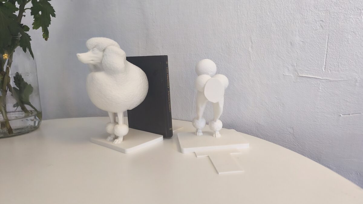 Poodle Book Holder