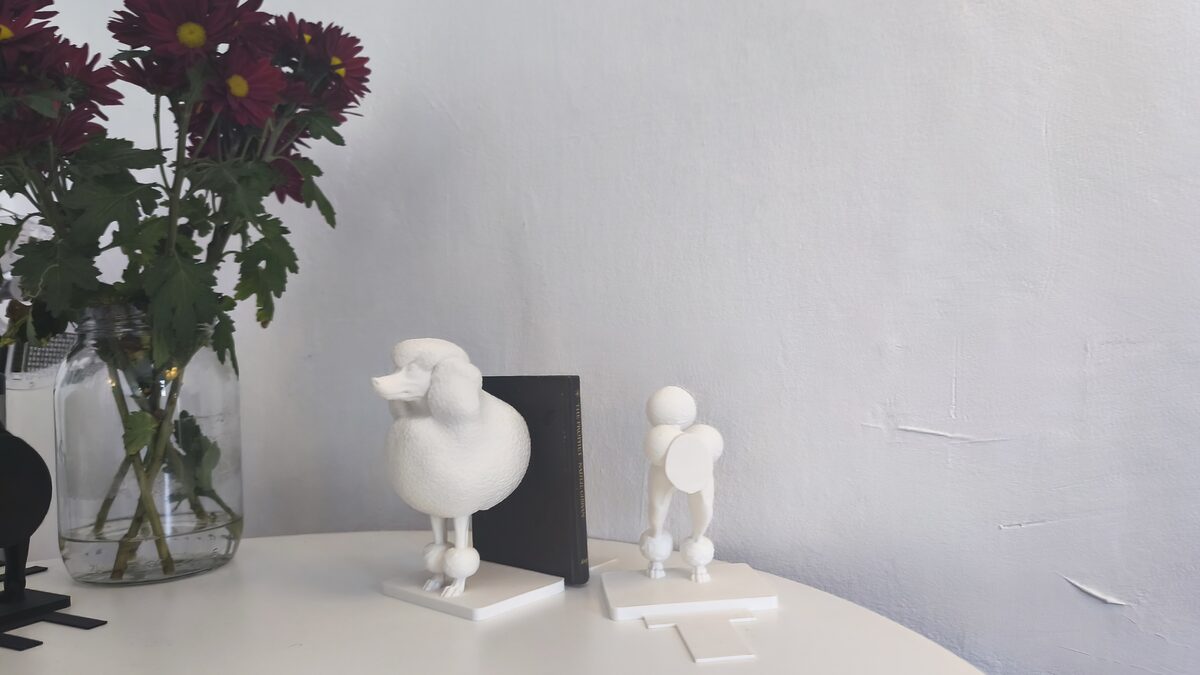 Poodle Book Holder