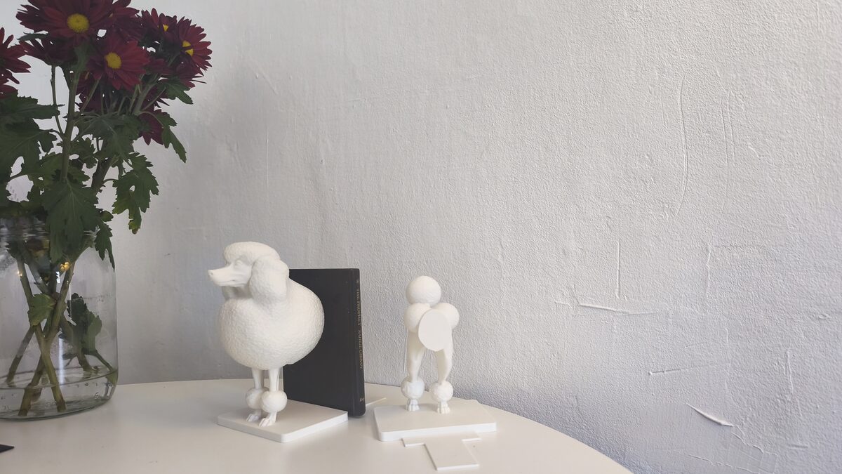 Poodle Book Holder