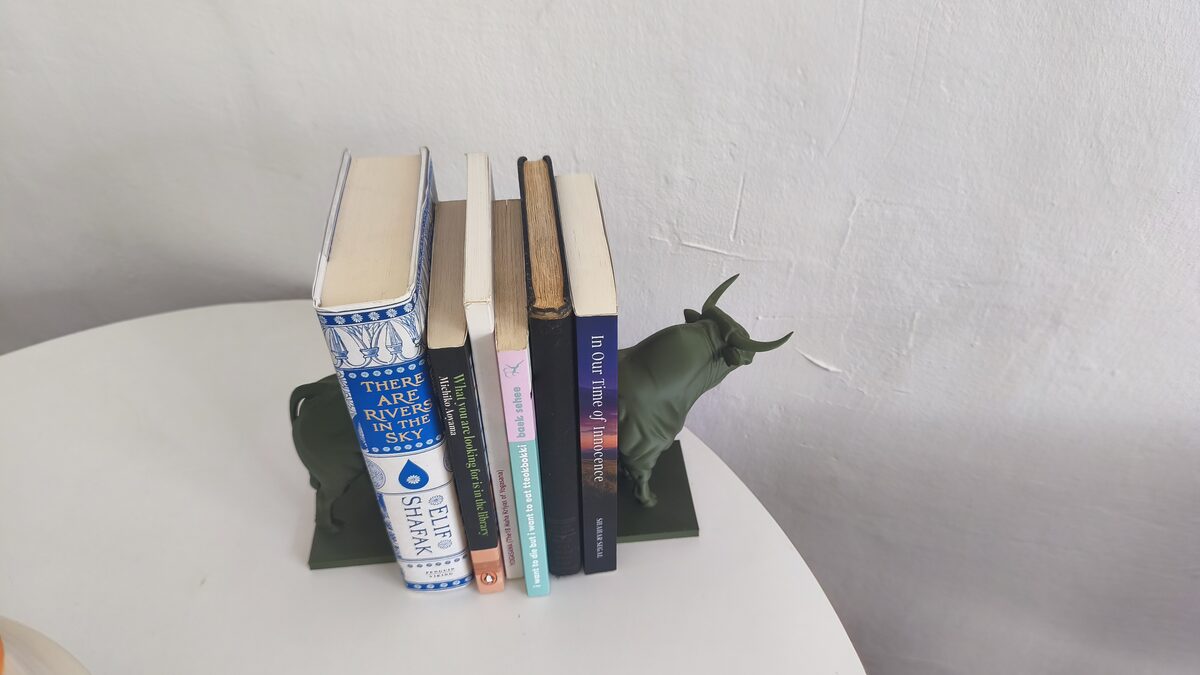 Bull Bookends