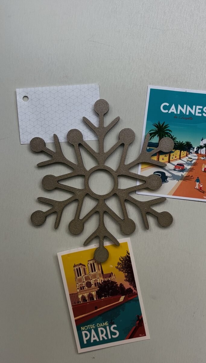 Giant Snowflake Magnet - OzFDM