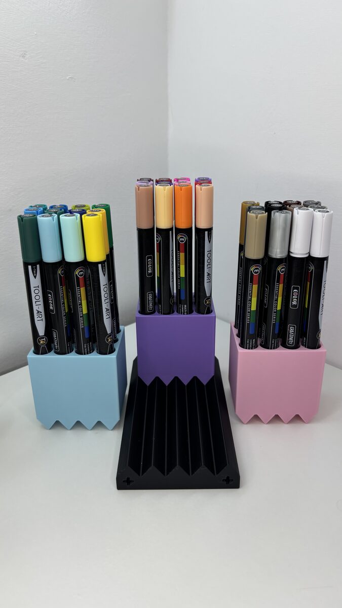 Modular & Customizable Desk Markers/pens Organizer