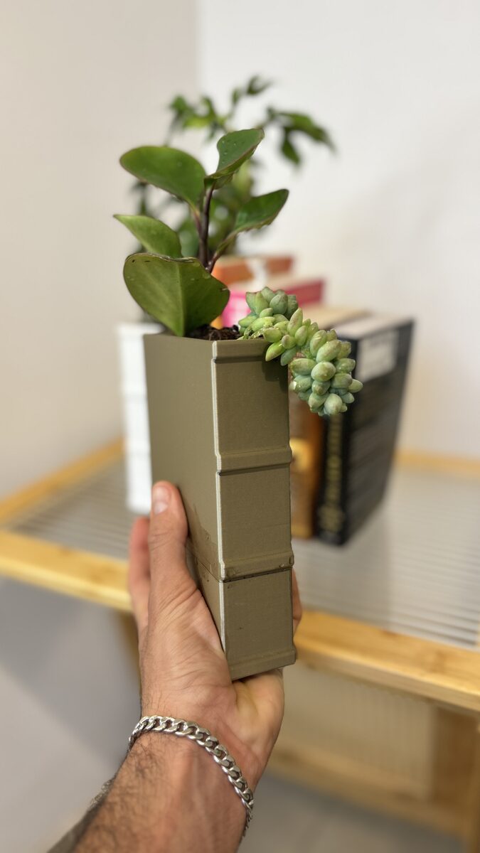 Book-shaped Bookend Planter - OzFDM