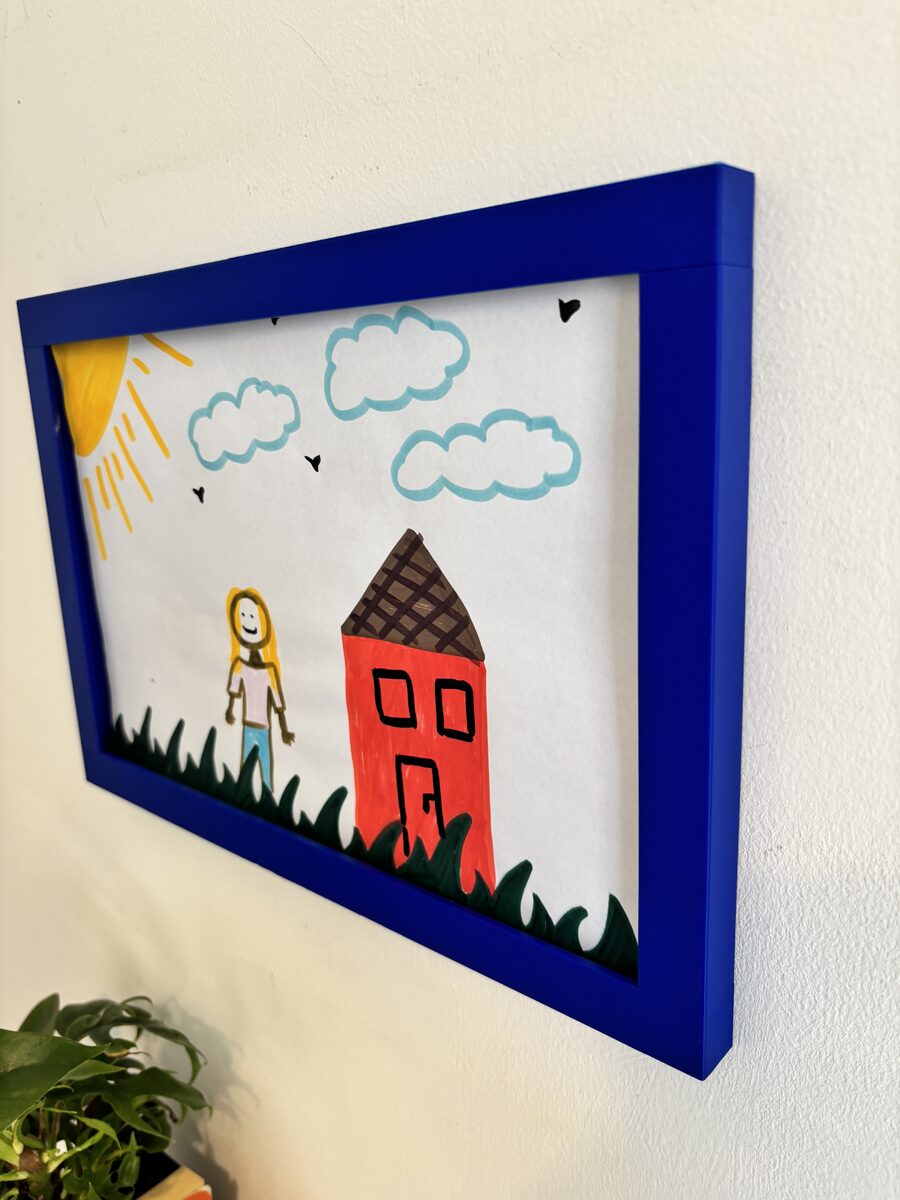 A4 Wall Frame – Top-loading, Multi-page Holder