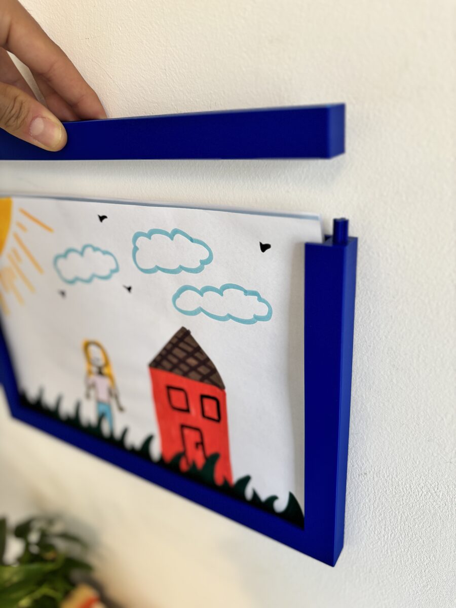 A4 Wall Frame – Top-loading, Multi-page Holder - OzFDM
