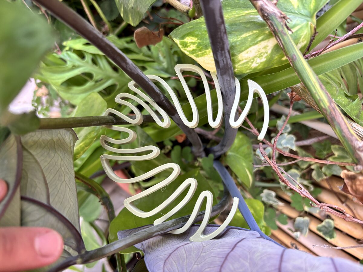 Plant Stem Support Monstera Shaped
