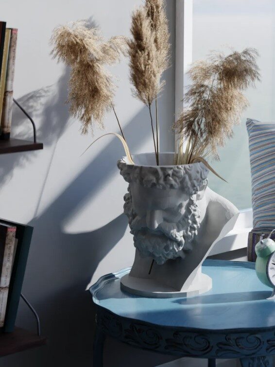 Hercules Sculptural Vase