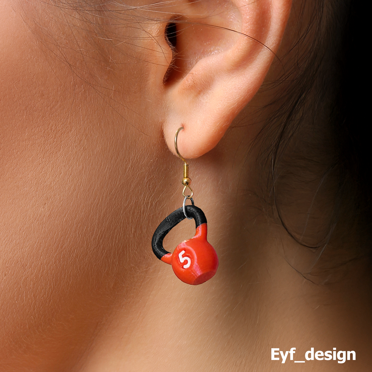 Kettlebell Earring