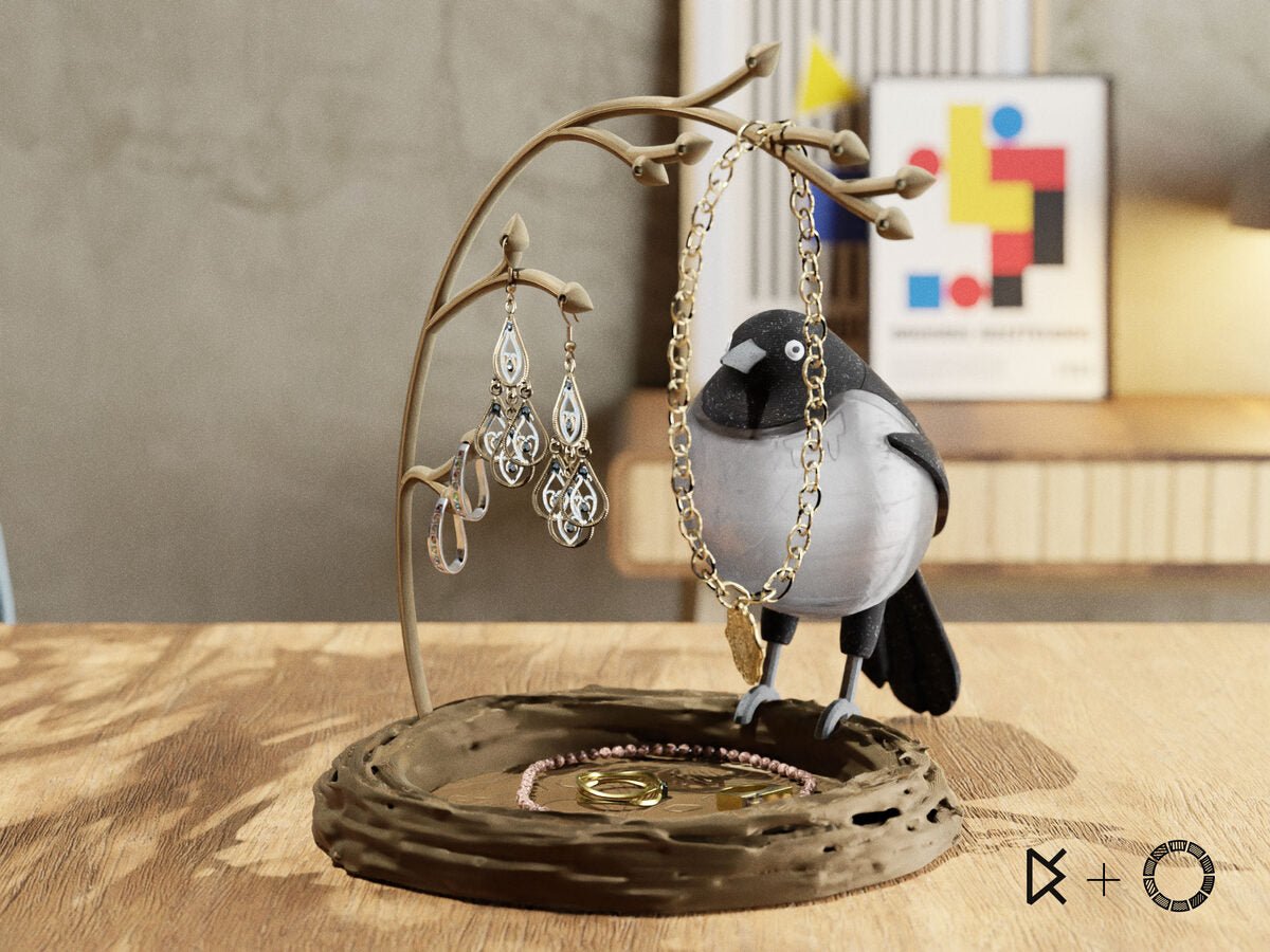 Fluffy Birds - Jewelry Holder - OzFDM