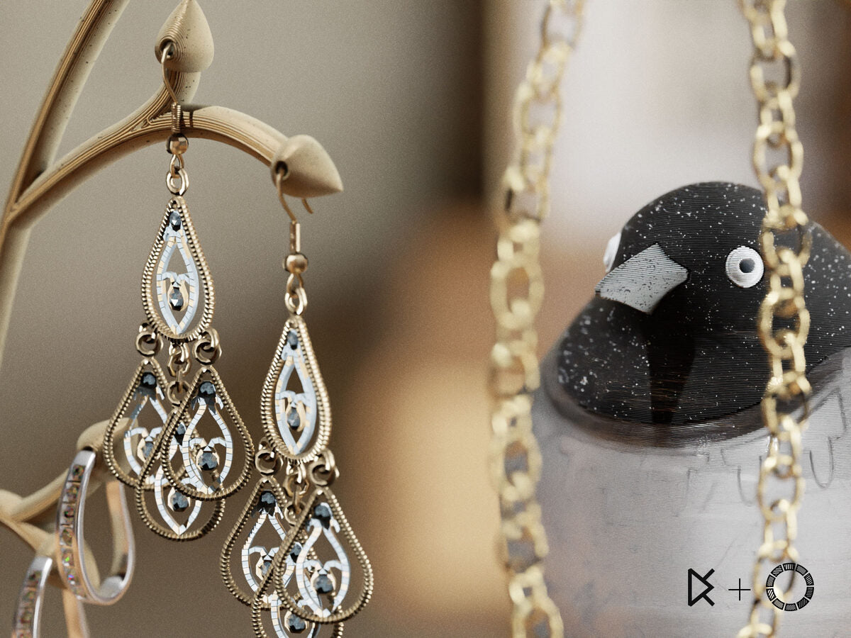 Fluffy Birds - Jewelry Holder