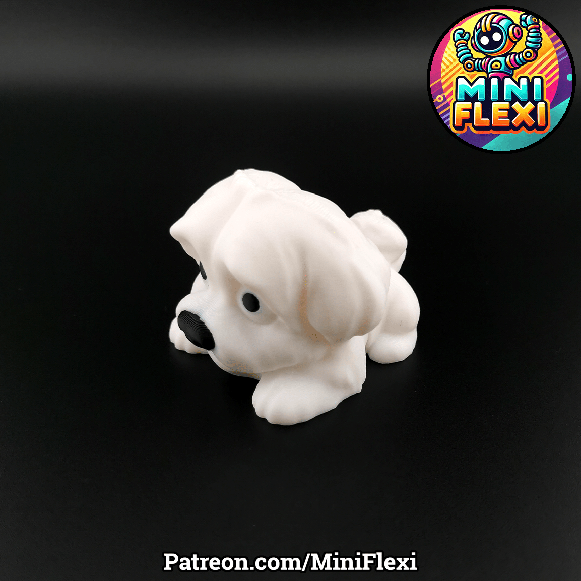 Flexi Maltese Dog - Toy - OzFDM