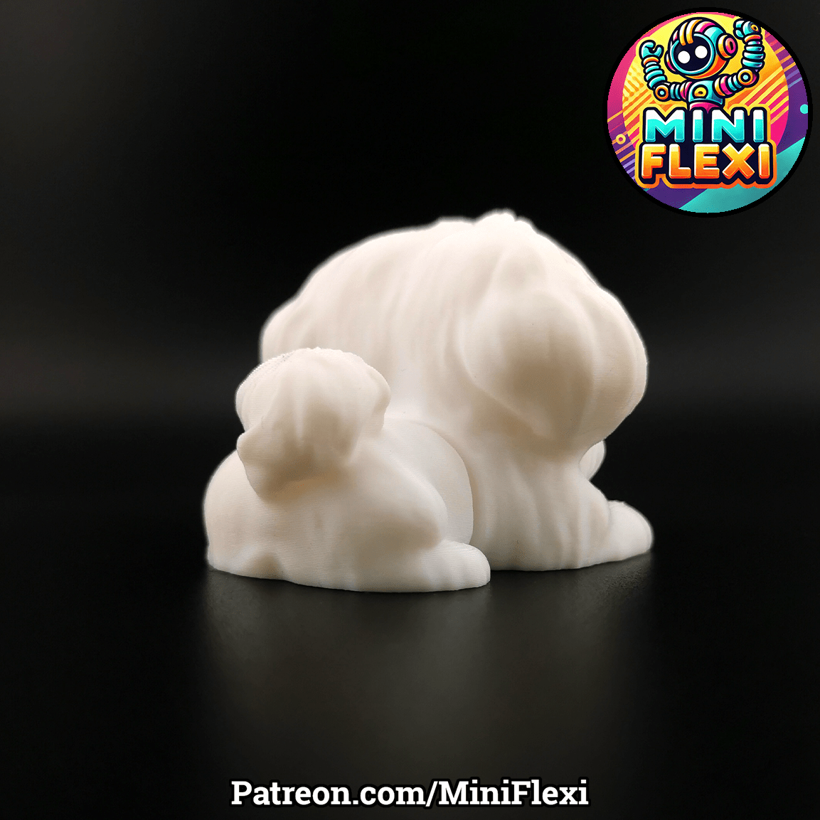 Flexi Maltese Dog - Toy - OzFDM