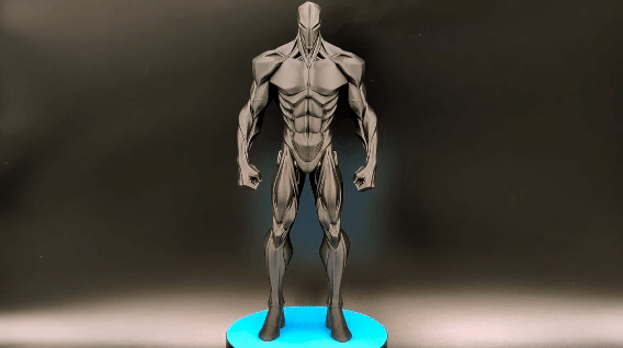 Null Sentinel - Male Anatomy Sculpture