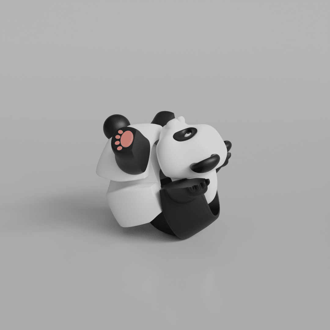 Panda - Articulated Figure Keychain - OzFDM