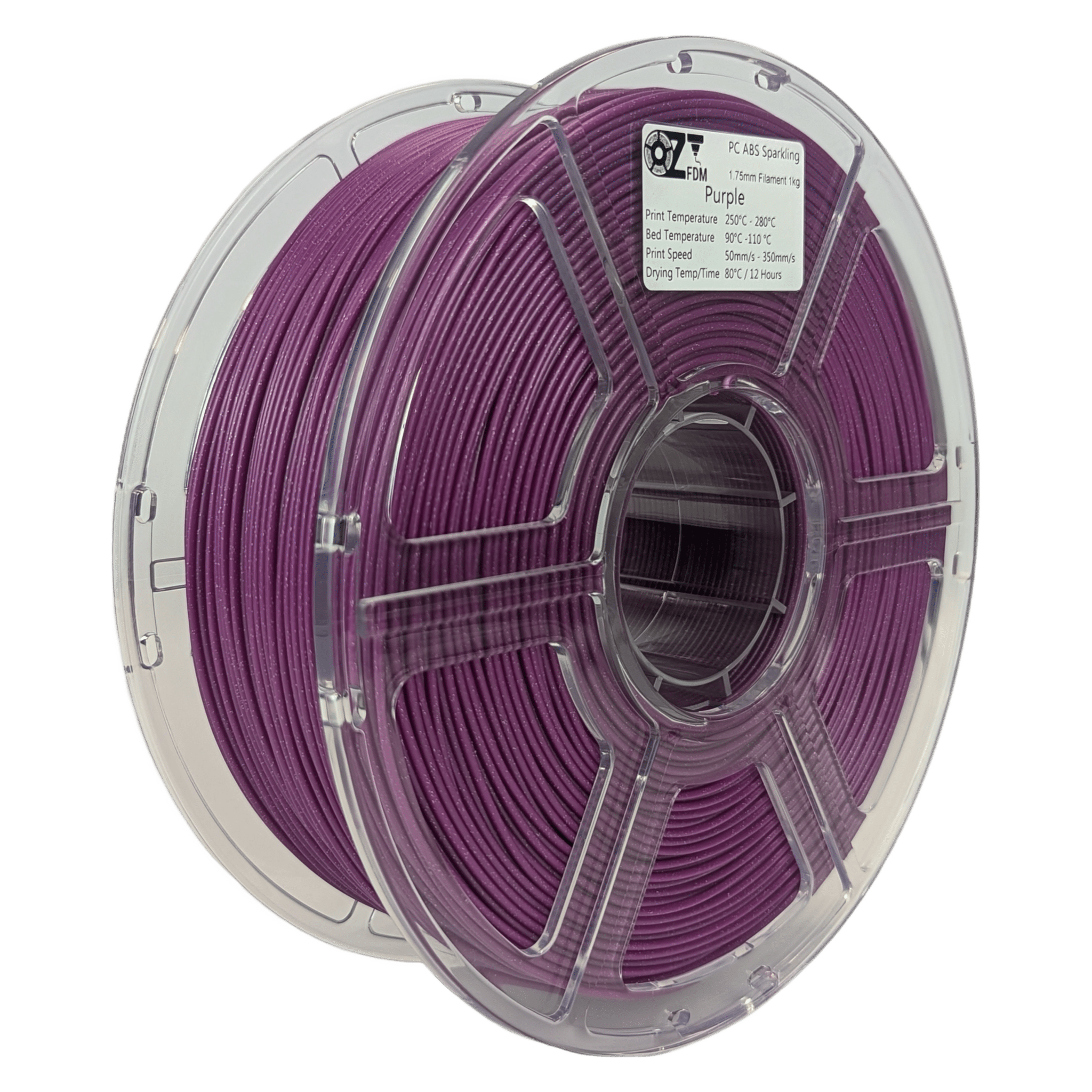 OzFDM PC - ABS Sparkling 3D Printing Filament 1.75mm 1KG - OzFDM