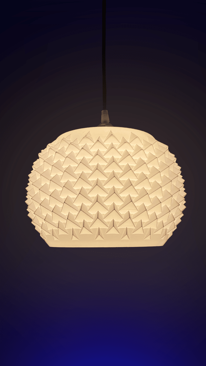 Pinn Pendant Lamp - Dragon Egg Lampshade - OzFDM