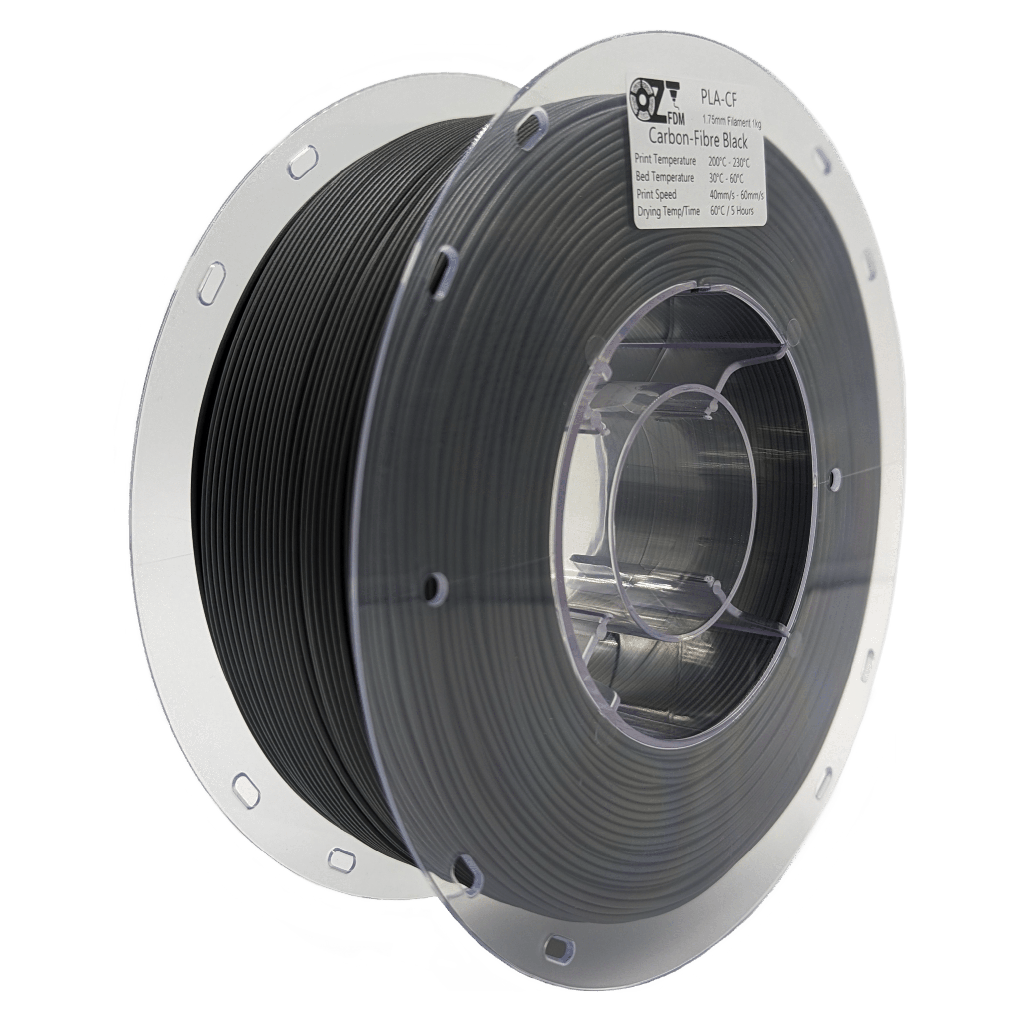 OzFDM PLA - CF 3D Printing Filament 1.75mm 1KG - OzFDM