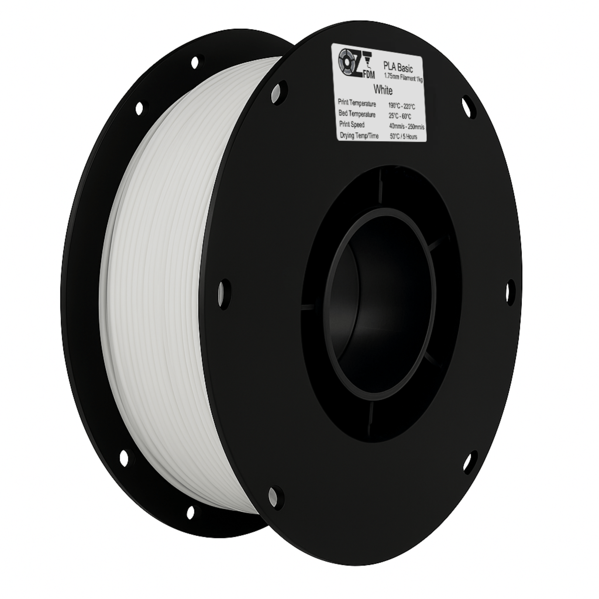 1.75 mm PLA Basic Filament - 1 KG - OzFDM