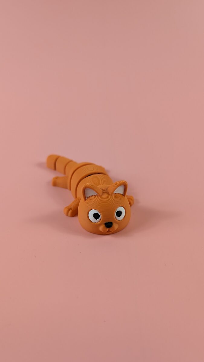 Cat - Articulated Figure Keychain