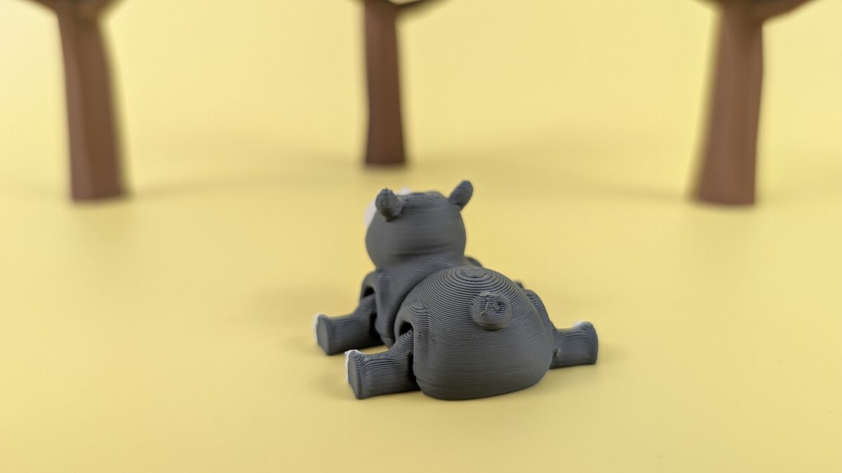 Hippo - Articulated Keychain Figure