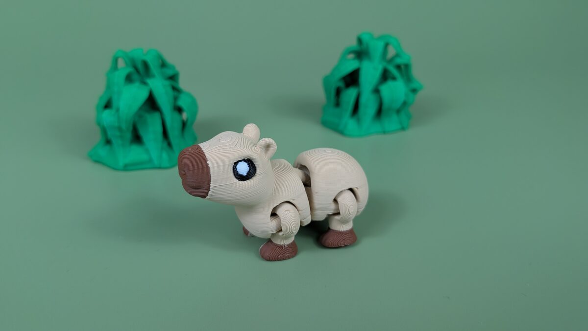 Capybara - Articulated Keychain Figure