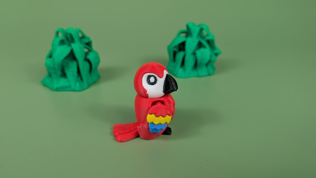 Parrot - Articulated Keychain Figure
