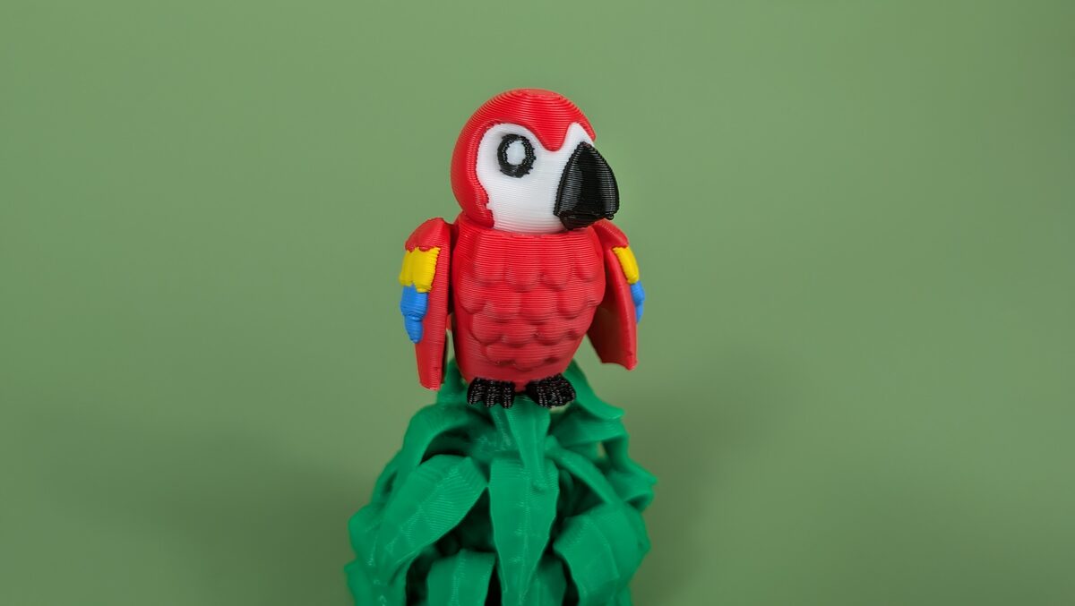Parrot - Articulated Keychain Figure - OzFDM