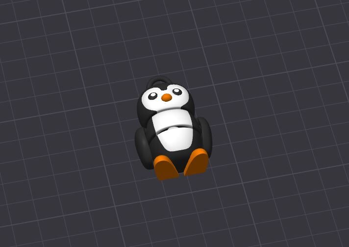 Penguin - Articulated Figure Keychain