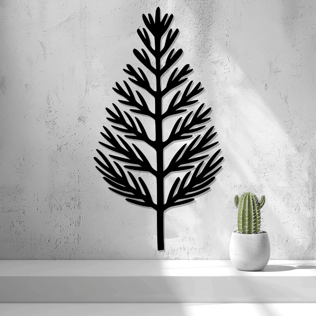 2d Modern Christmas Tree Wall Art/window Art - OzFDM